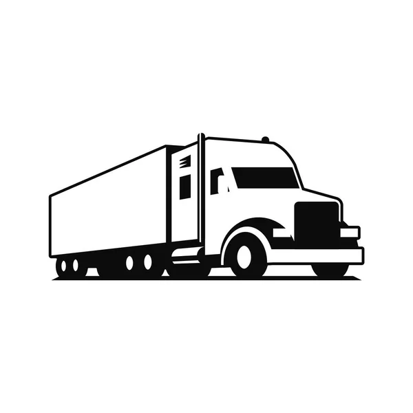 Vector truck logo. — Stockvector