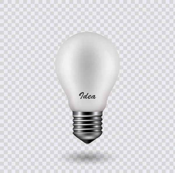 Illustration vectorielle d'ampoule. — Image vectorielle