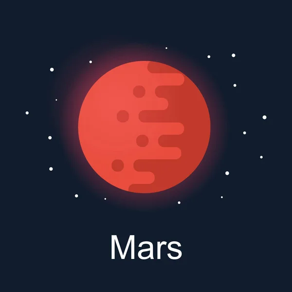 Planeta vectorial del sistema solar . — Archivo Imágenes Vectoriales