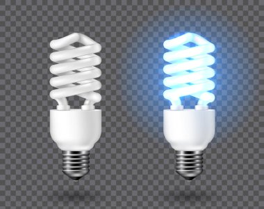 ampul vektör illüstrasyonu.