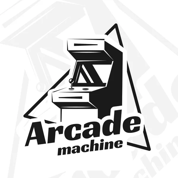 Vetor de máquina arcade . —  Vetores de Stock