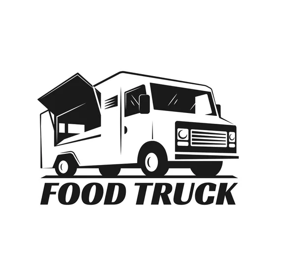 Illustration vectorielle camion alimentaire . — Image vectorielle