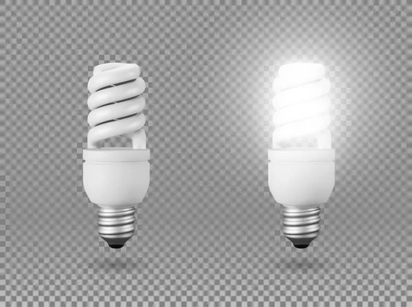 Vector Isolated light bulb. — Stock Vector