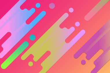 Soyut renkli şekilli vektör illüstrasyonu. Sıçrama, sıvı şekil. Poster, kapak, afiş, pankart için arka plan