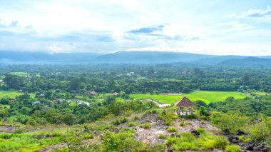 Tayland Nakhon Nayok 'da Khao Lon Macera Noktası Seyahat Bölgesi.