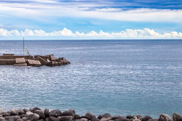 View Autumn Sea Volcanic Rocks — Stock Photo, Image