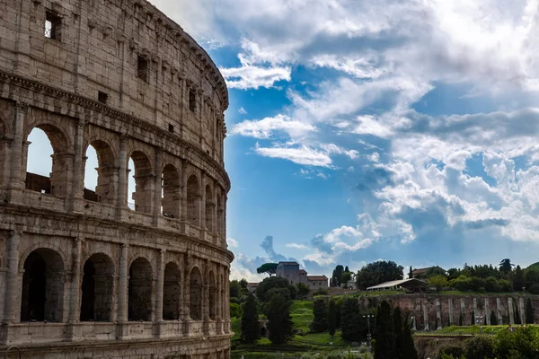 Vista Del Coliseo También Conocido Como Anfiteatro Flavio — Foto de Stock