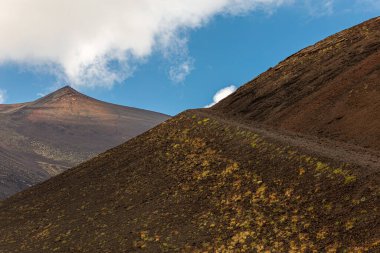 Yanardağ Etna, Sicilya (İtalya). Zirvesinin karakteristik belirtileri