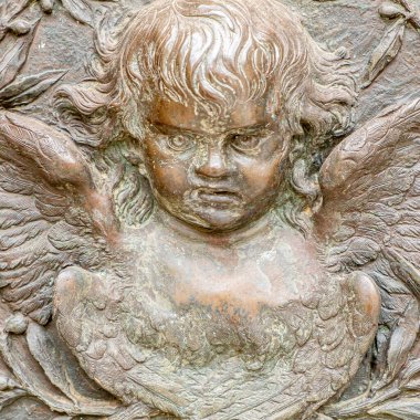 Floransa, İtalya 'daki kırsal eski kapıyı kapatın..