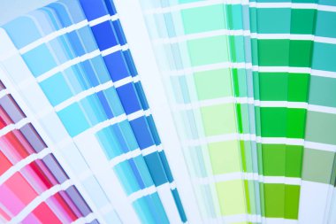 Colorful background  shade color concept of pan tone