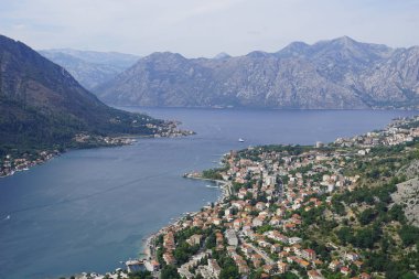 Karadağ Kotor 'daki St. John Kalesinden Bakış