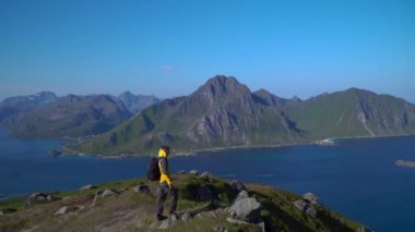 Turist Lofoten üstüne