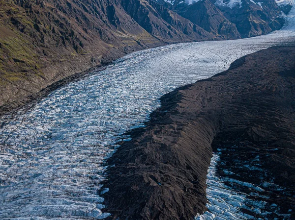 İzlanda'da Svnafellsjkull Buzulu — Stok fotoğraf