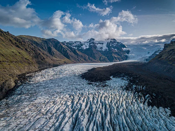 冰岛的斯夫纳费尔斯冰川 — 图库照片