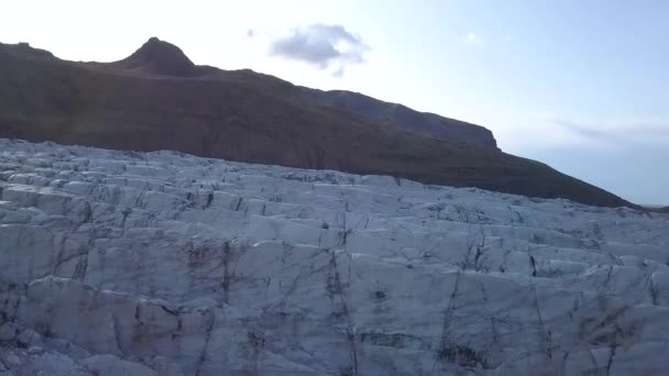 Ledovec svnafellsjkull na Islandu — Stock video