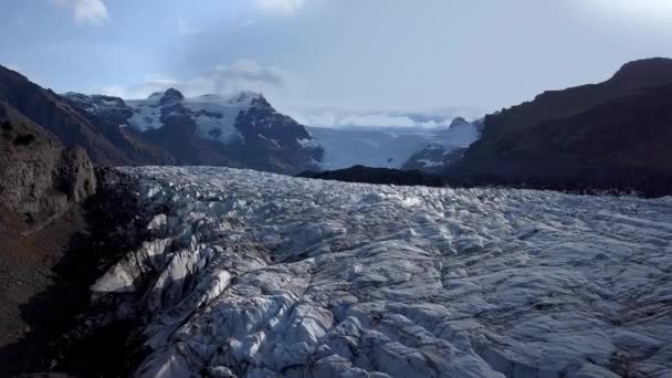 Ledovec svnafellsjkull na Islandu — Stock video