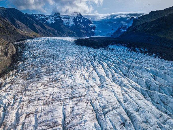 İzlanda'da Svnafellsjkull Buzulu — Stok fotoğraf