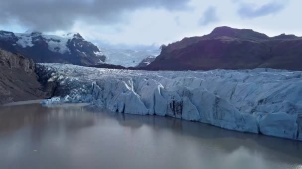 Svnafellsjkull Glacier in Iceland — Stock Video