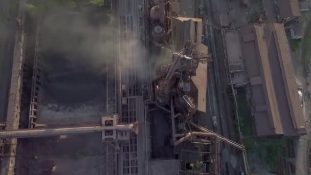 Vue aérienne de la métallurgie