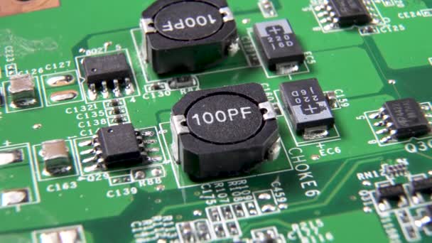 Computer circuit board — Stock Video