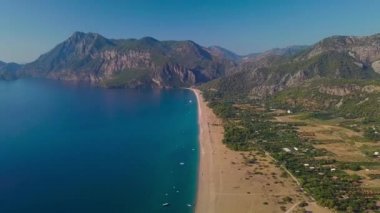 Cirali Sahili 'nin havadan görünüşü