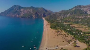 Cirali Sahili 'nin havadan görünüşü