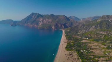 Cirali Sahili 'nin havadan görünüşü