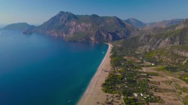 Cirali Sahili 'nin havadan görünüşü
