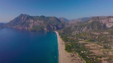 Cirali Sahili 'nin havadan görünüşü
