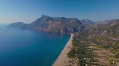 Cirali Sahili 'nin havadan görünüşü