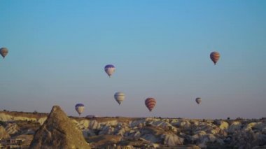 Kapadokya 'da sabah balonu uçuşu
