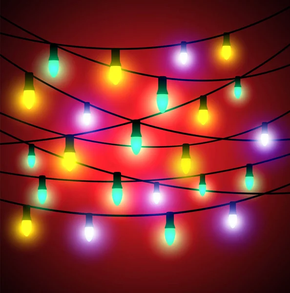 Bulanık arkaplanda noel ışıkları