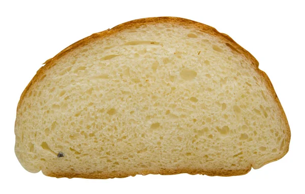 Pane Isolato Fondo Bianco Pane Vista Dall Alto — Foto Stock