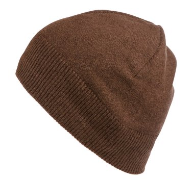  Beyaz arka plan .knitted şapka izole şapka .