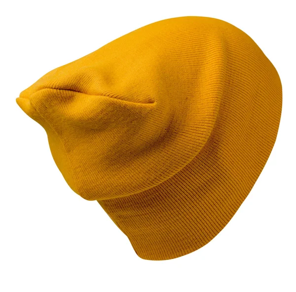 Beyaz Arka Plan Knitted Şapka Izole Şapka — Stok fotoğraf