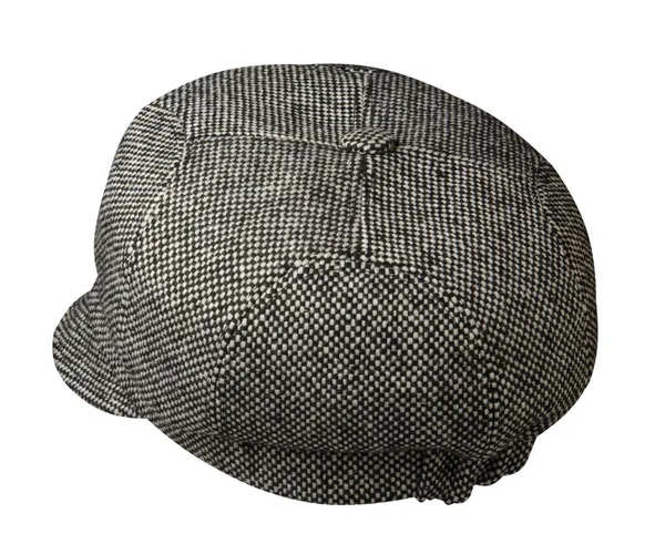 时尚帽子 遮阳板被隔离在白色背景 彩色帽子 — 图库照片