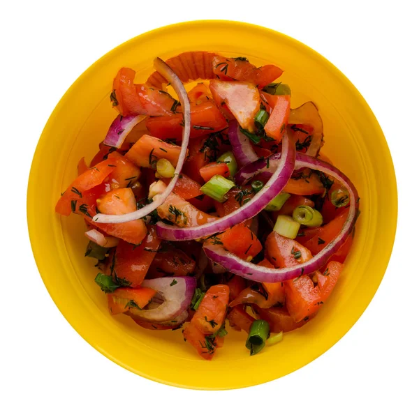 Vejetaryen Gıda Domates Soğan Rezene Beyaz Arka Plan Üzerinde Izole — Stok fotoğraf