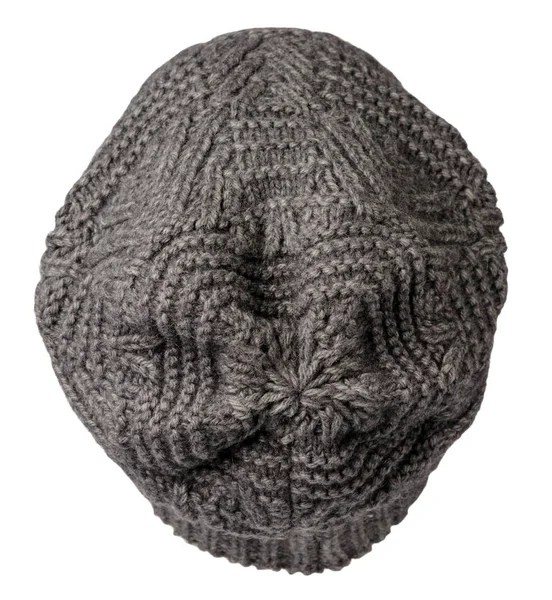 Cappello Isolato Sfondo Bianco Knitted Cappello — Foto Stock