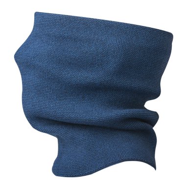 Beyaz arka plan üzerinde izole rüzgar maskesi eşarp. Yün atkı .