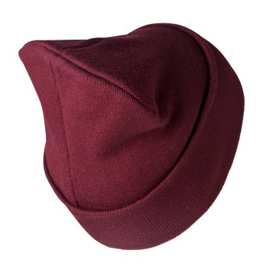  Beyaz arka plan .knitted şapka izole şapka .