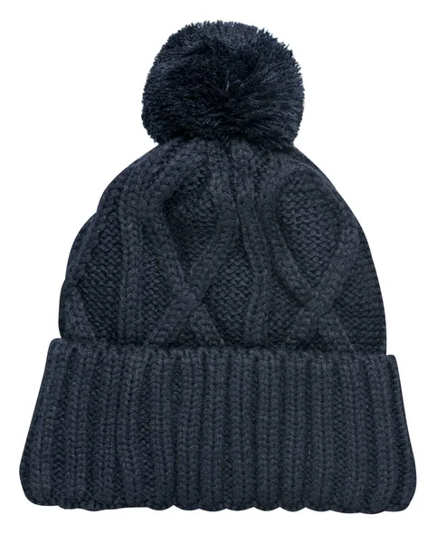   Örgü şapka beyaz arkaplanda izole