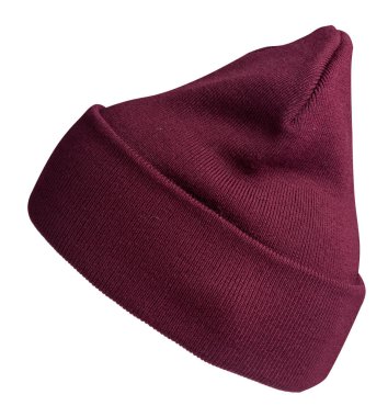  Beyaz arka plan .knitted şapka izole şapka .