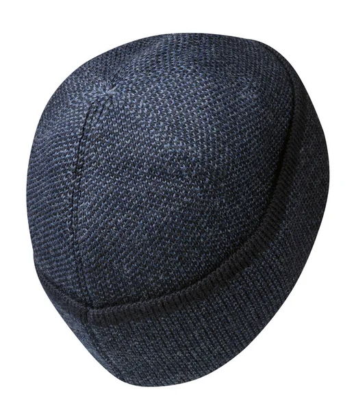 Шляпа Изолированы Белом Фоне Knitted Шляпу — стоковое фото