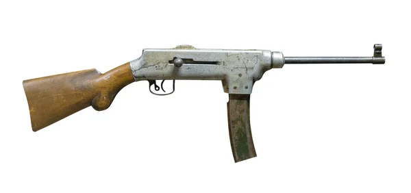 Automatikgewehr Isoliert Auf Weißem Hintergrund Automatikgewehr Aus Dem Zweiten Weltkrieg — Stockfoto