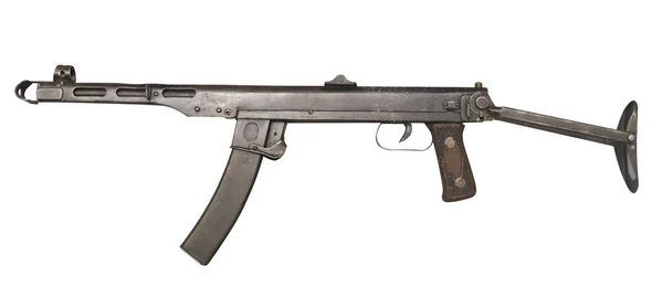 Automatikgewehr Isoliert Auf Weißem Hintergrund Automatikgewehr Aus Dem Zweiten Weltkrieg — Stockfoto