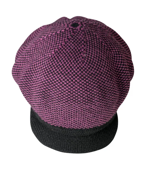Mode Hut isoliert auf weißem Hintergrund. farbenfroher Hut — Stockfoto