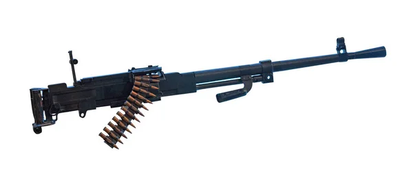 Automatická puška izolovaných na bílém pozadí. automatická puška fr — Stock fotografie