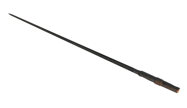 Cuchillo de bayoneta aislado sobre fondo blanco. cuchillo de bayoneta de t —  Fotos de Stock