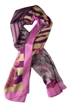 eşarp yaz. çok renkli atkı. Eşarp Üstten Görünüm