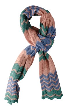 eşarp yaz. çok renkli atkı. Eşarp Üstten Görünüm